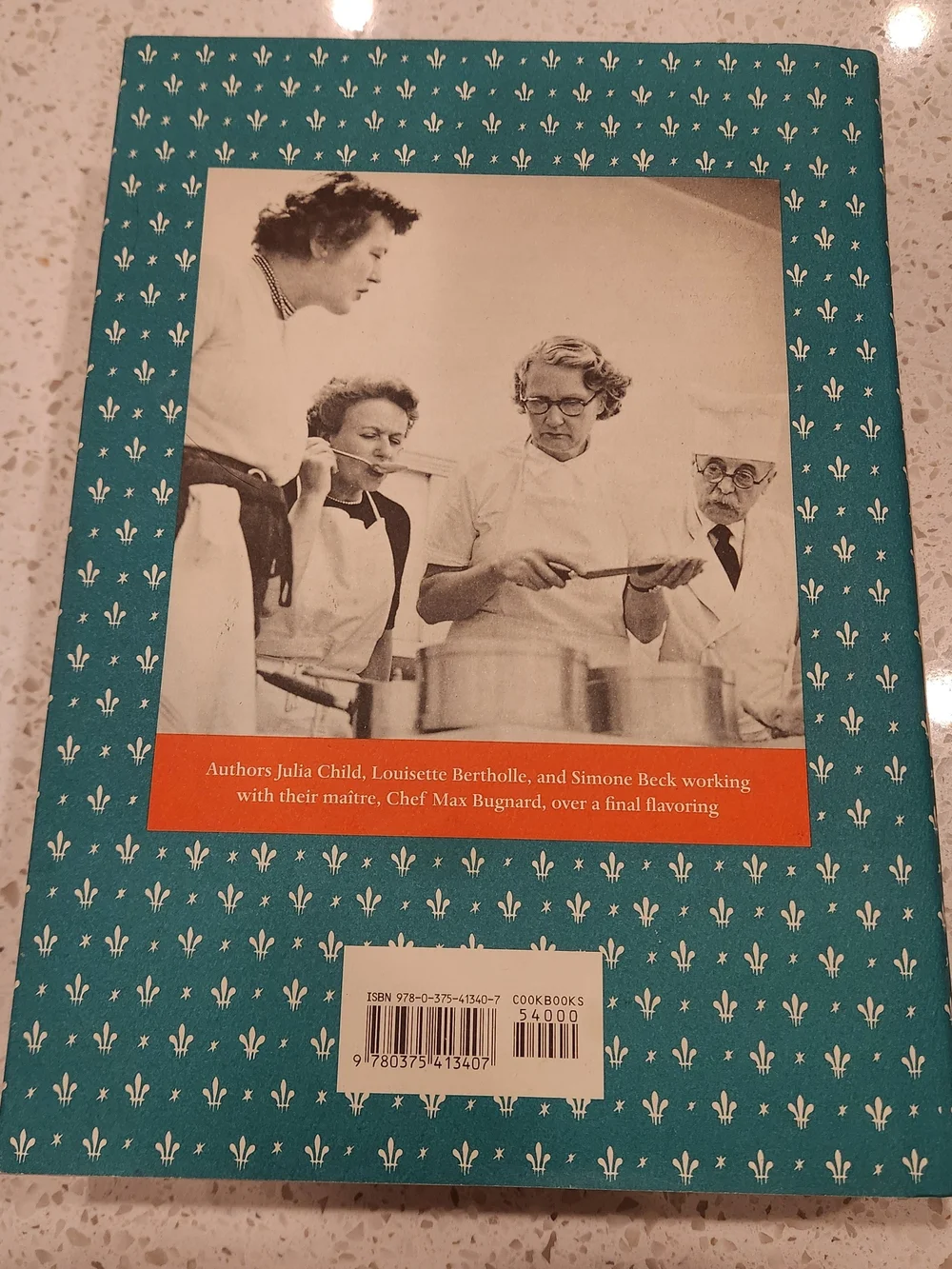 Julia Child Mastering the Art of French Cooking Hardback Cover Cookbook